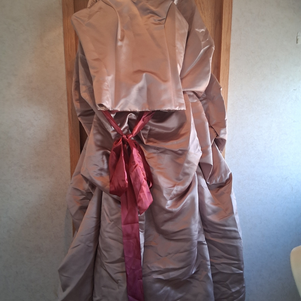 Elegant Satin Women's Coat with Belt